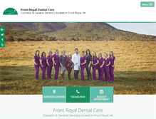 Tablet Screenshot of frontroyaldentalcare.com